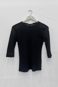 M.A.Dainty Meadow Tee Black