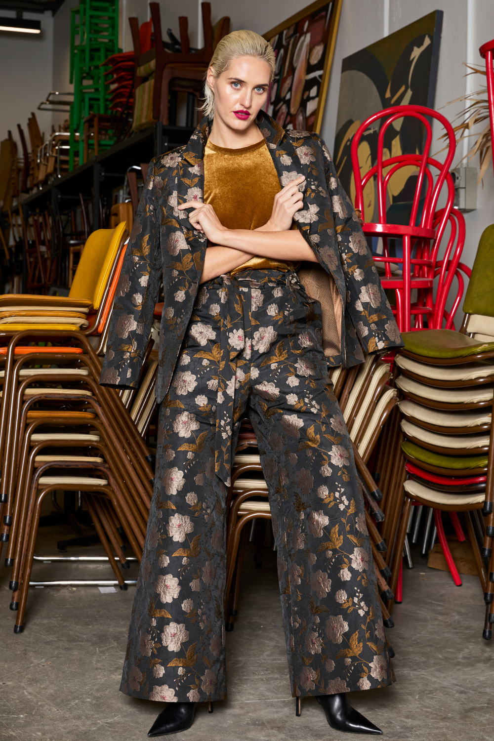 M.A.Dainty Sturt Pant Brassy Floral