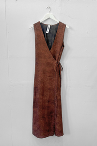M.A.Dainty Cut Dress Rust
