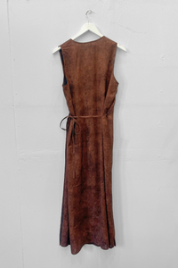 M.A.Dainty Cut Dress Rust