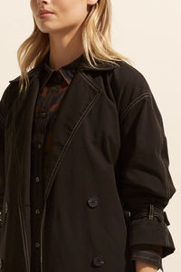 Zoe Kratzmann Agent Coat Black
