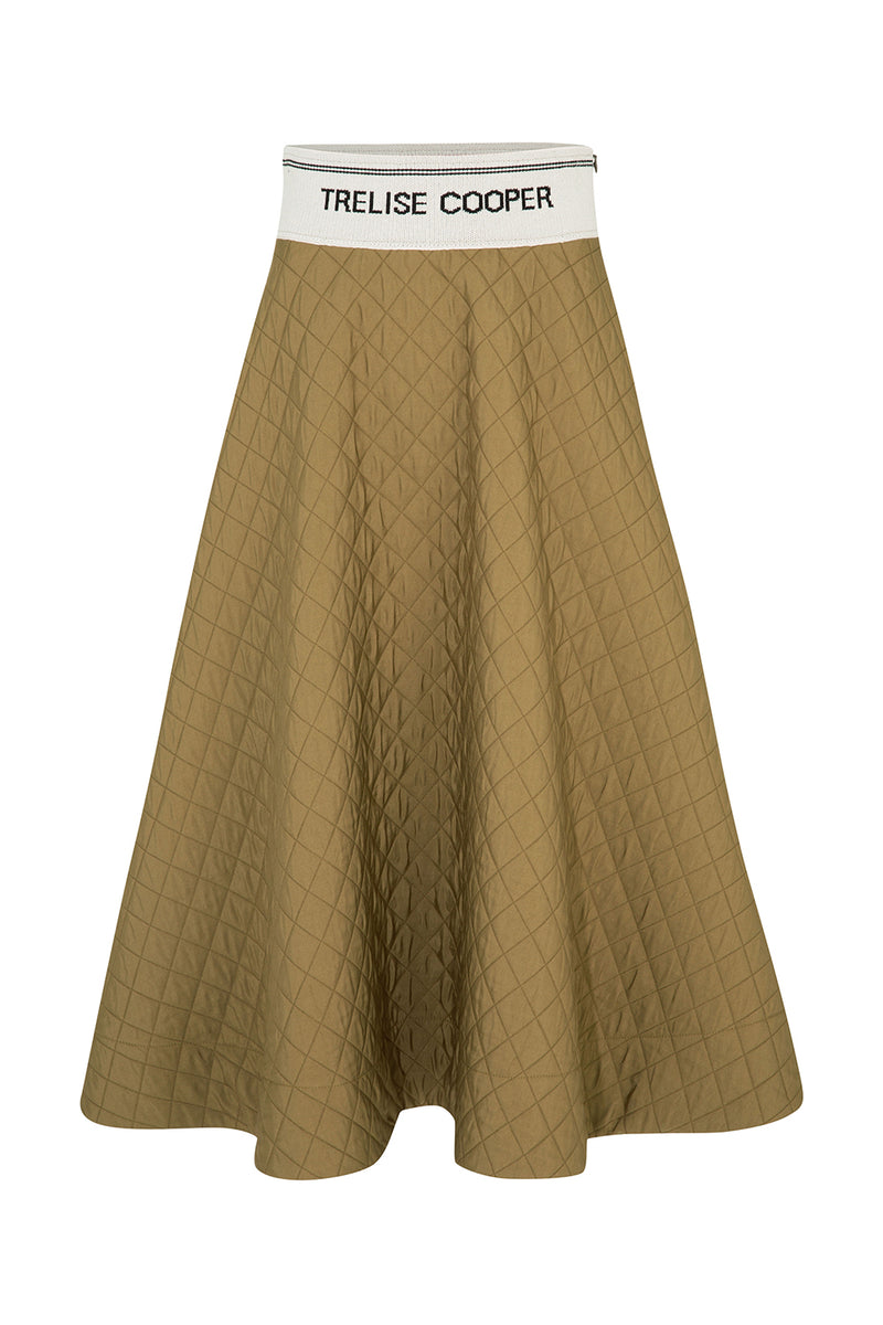 Trelise Cooper Full Quilt Skirt Olive