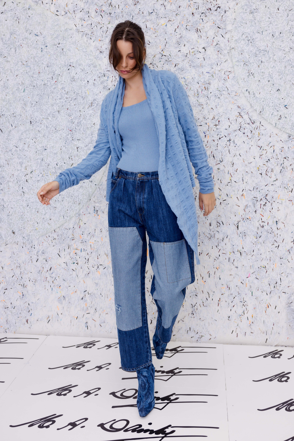 M.A.Dainty Haiku Top Blue