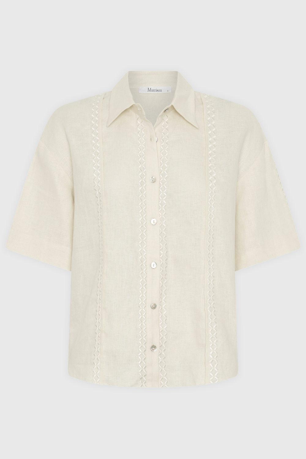 Morrison Maisey Linen Shirt Ecru