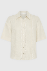 Morrison Maisey Linen Shirt Ecru