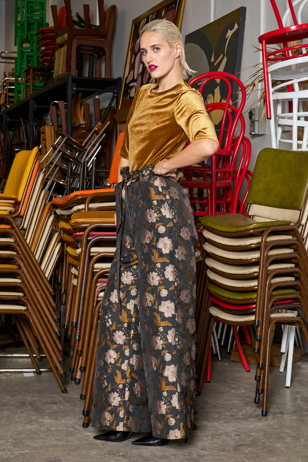 M.A.Dainty Sturt Pant Brassy Floral