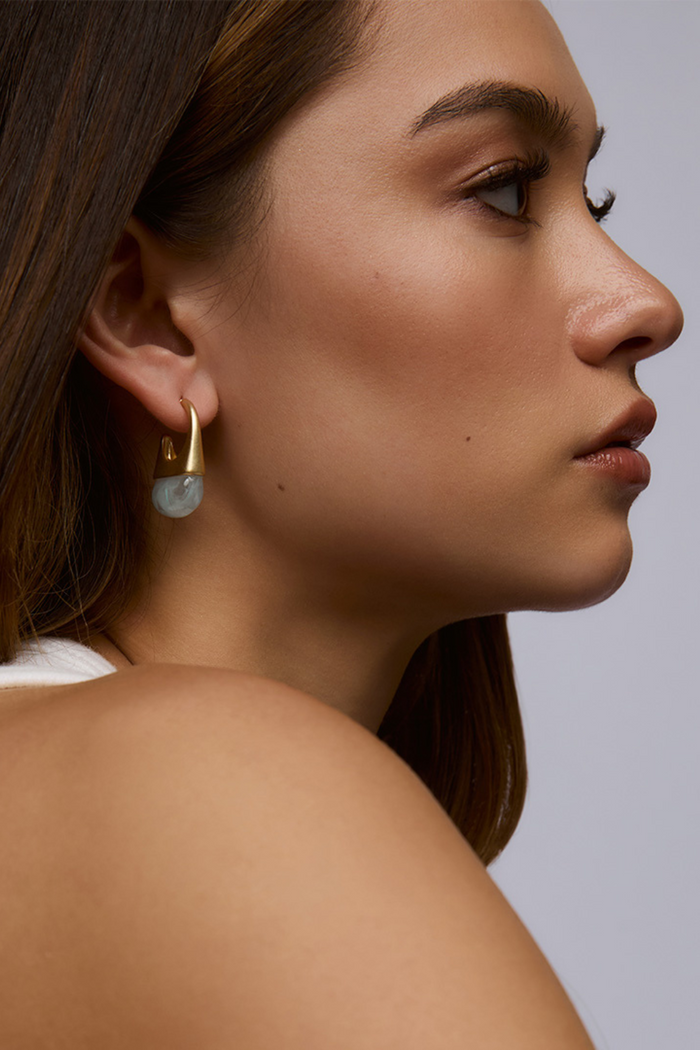 Zahar Poppy Earrings Blue