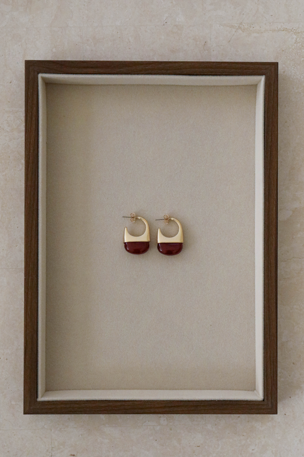 Zahar Poppy Earrings Red