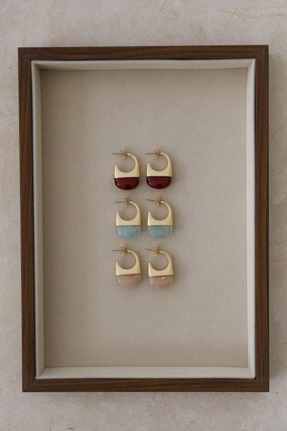 Zahar Poppy Earrings Red