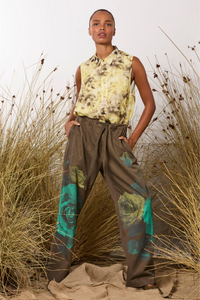 M.A.Dainty Ren Top Yellow Floral