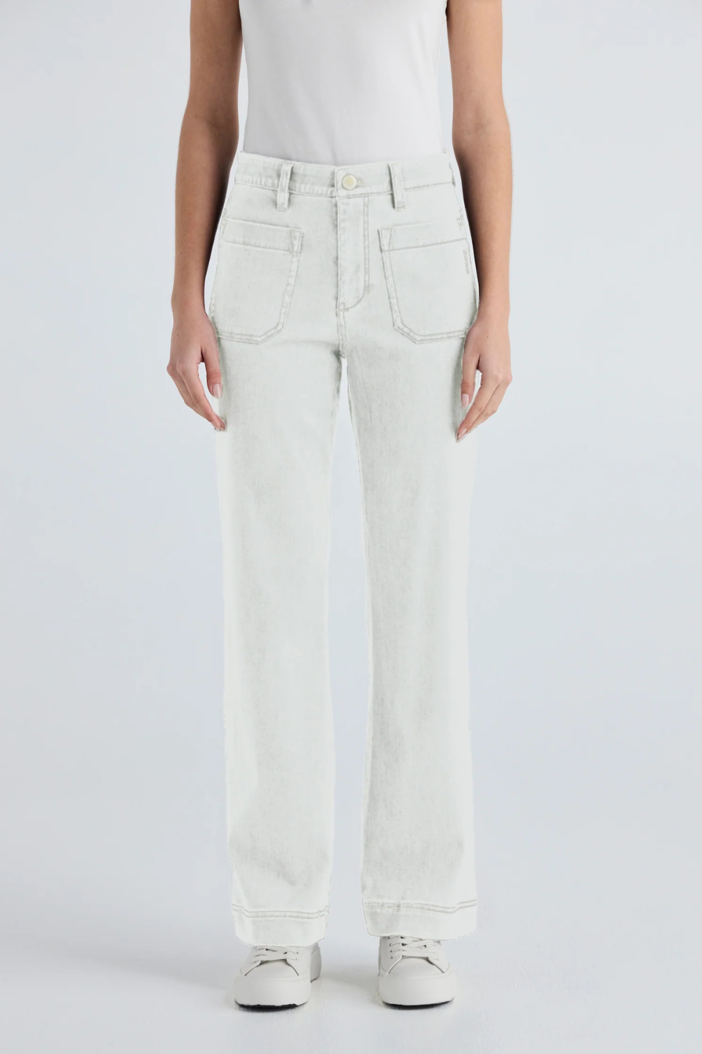 Lania Chrome Blanc Jeans