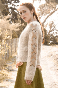Trelise Cooper We're Going Laces Cardigan Natural