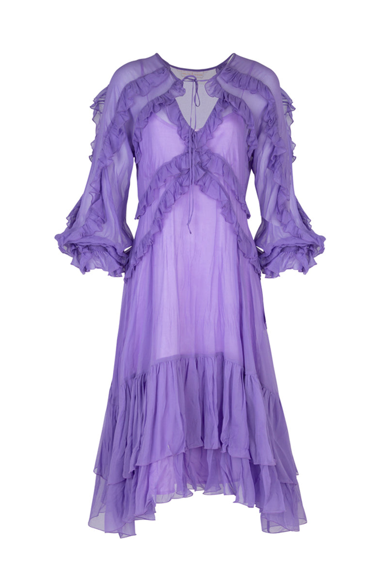 Trelise Cooper Frill at Ease Dress Lilac