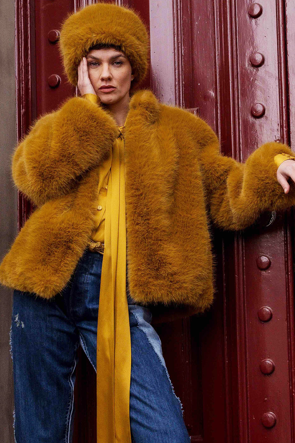 M.A.Dainty Piece Hat Mustard