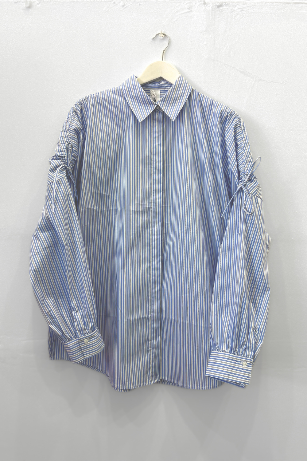 M.A.Dainty Slider Shirt Blue Stripe