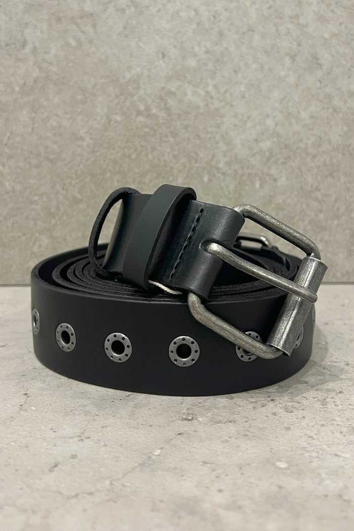 M.A.Dainty Lasso Belt Black Silver