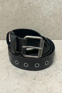 M.A.Dainty Lasso Belt Black Silver