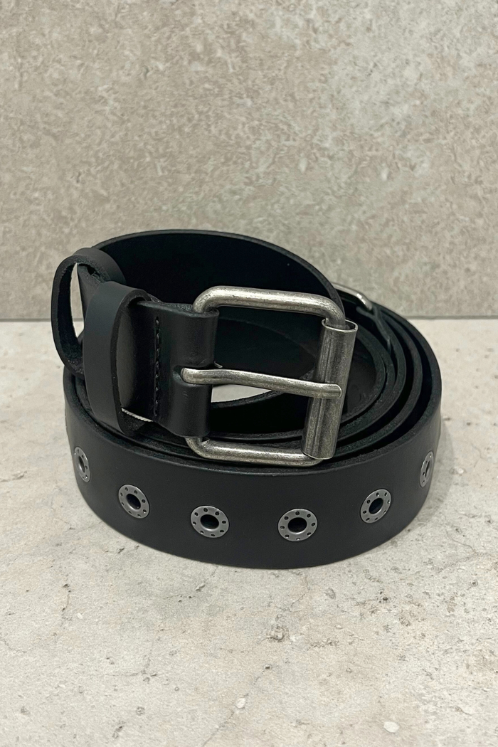 M.A.Dainty Lasso Belt Black Silver