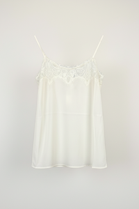 M.A.Dainty Tambourine Top New Cream