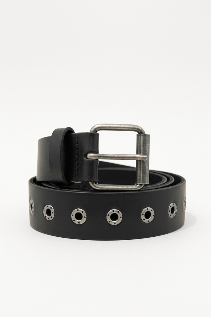 M.A.Dainty Lasso Belt Black Silver