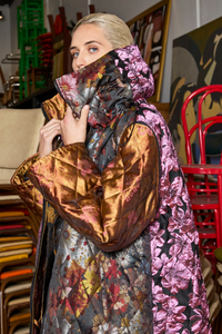 M.A.Dainty Puff Coat Pink Combo