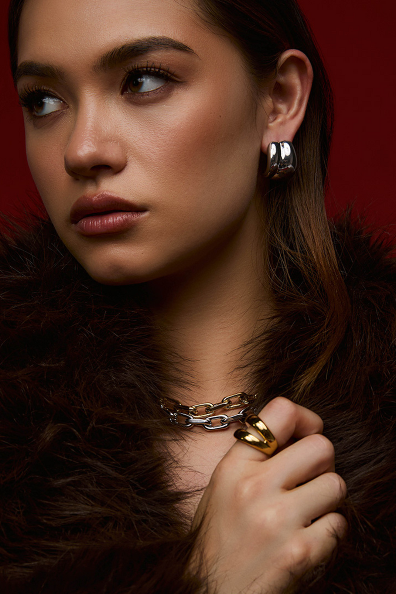 Zahar Bettie Earrings Silver