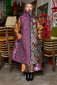 M.A.Dainty Puff Coat Pink Combo