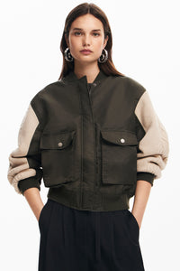 Desigual Bomber Jacket Khaki Pre-Order