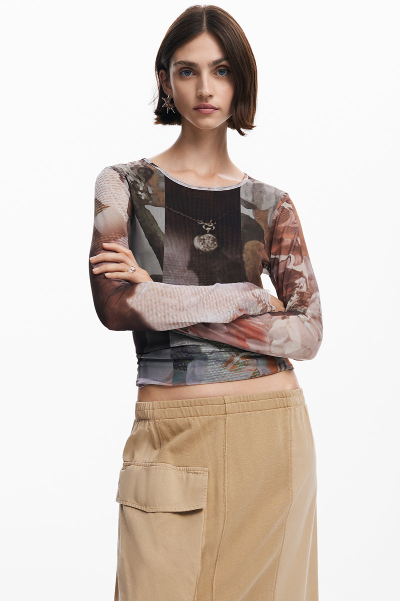 Desigual Long Cargo Knit Skirt Pre-Order