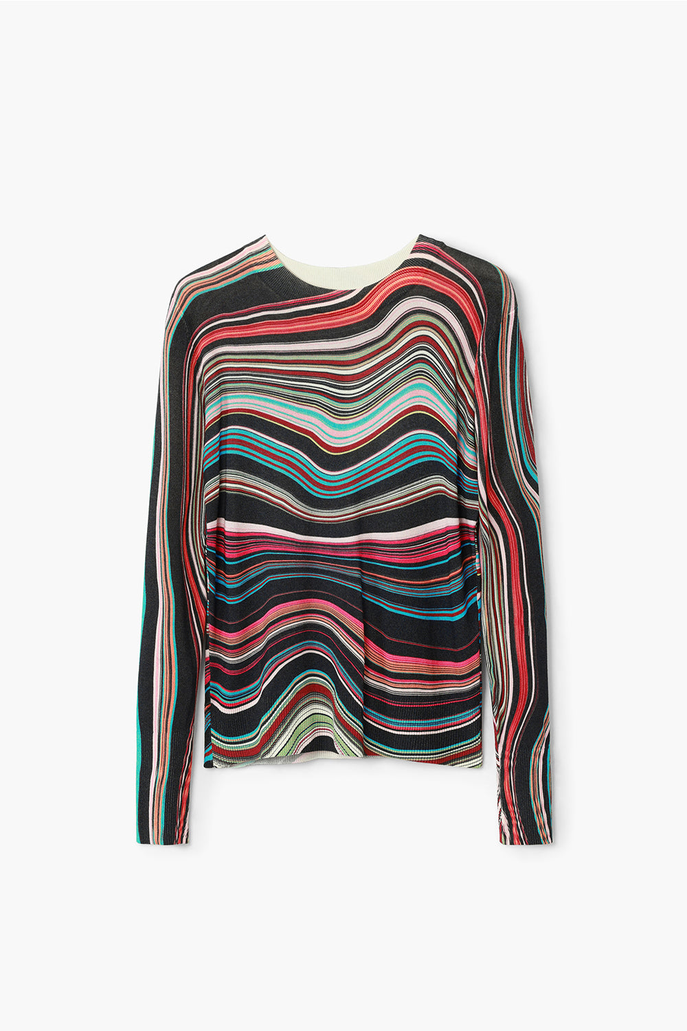 Desigual Wavy Striped Sweater Pre-Order