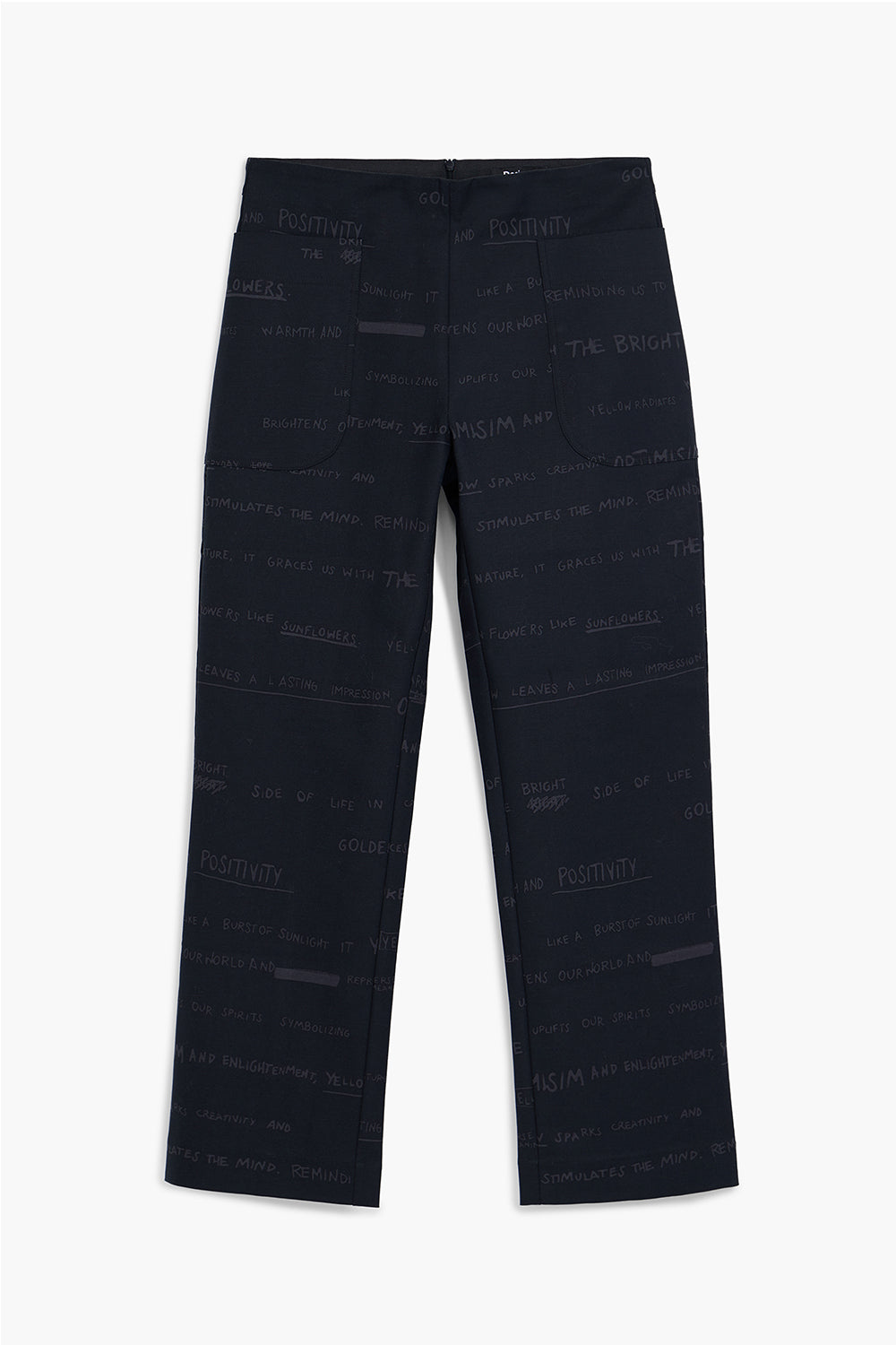 Desigual Long Pants with Phrases