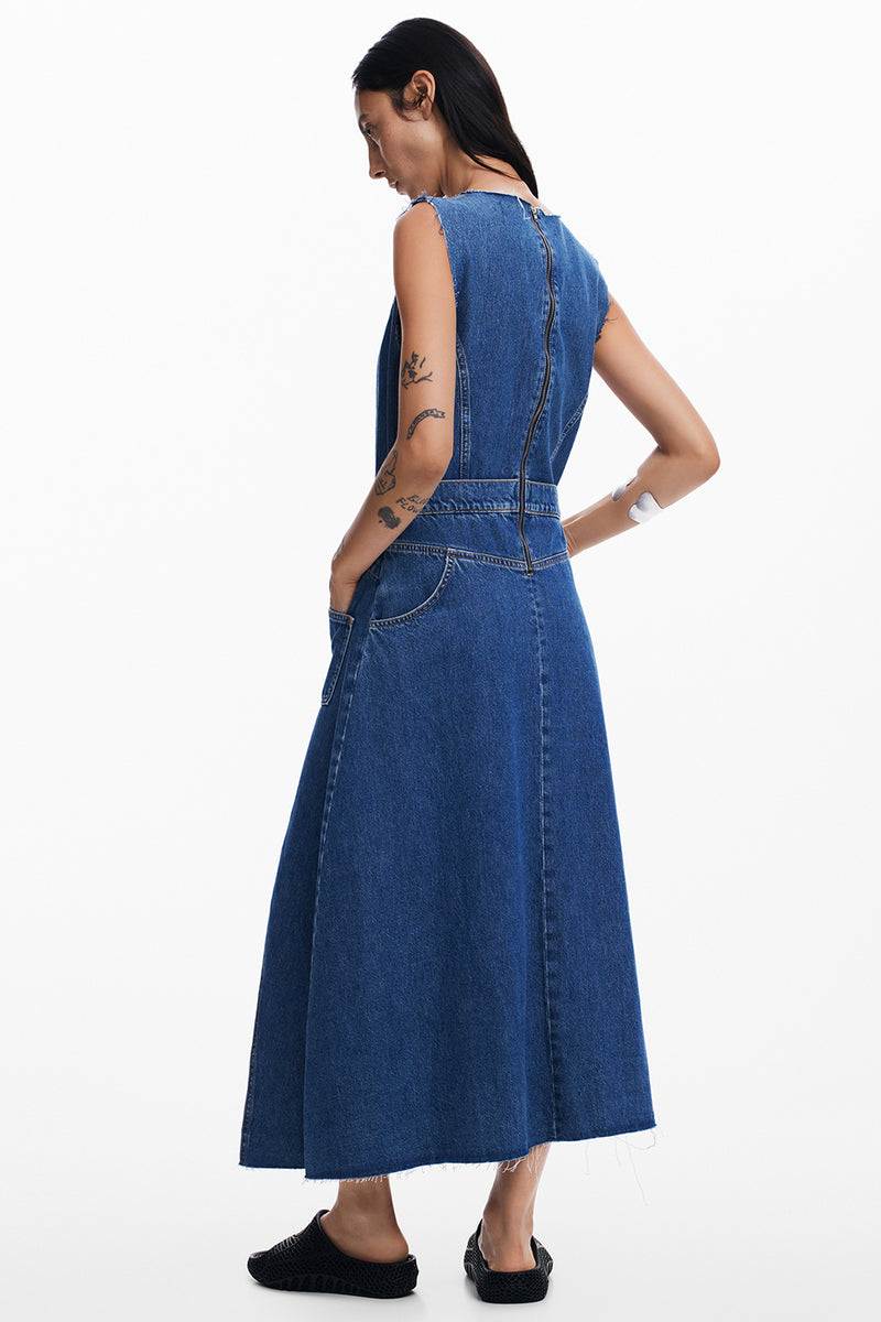 Desigual Denim Midi Dress Pre-Order