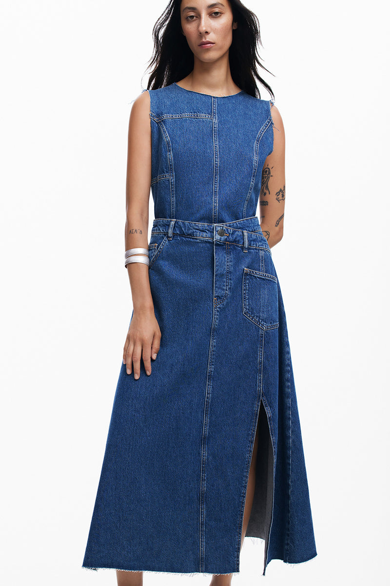 Desigual Denim Midi Dress Pre-Order