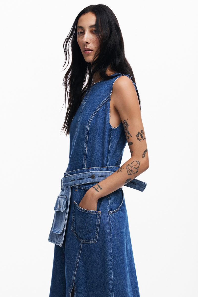 Desigual Denim Midi Dress Pre-Order