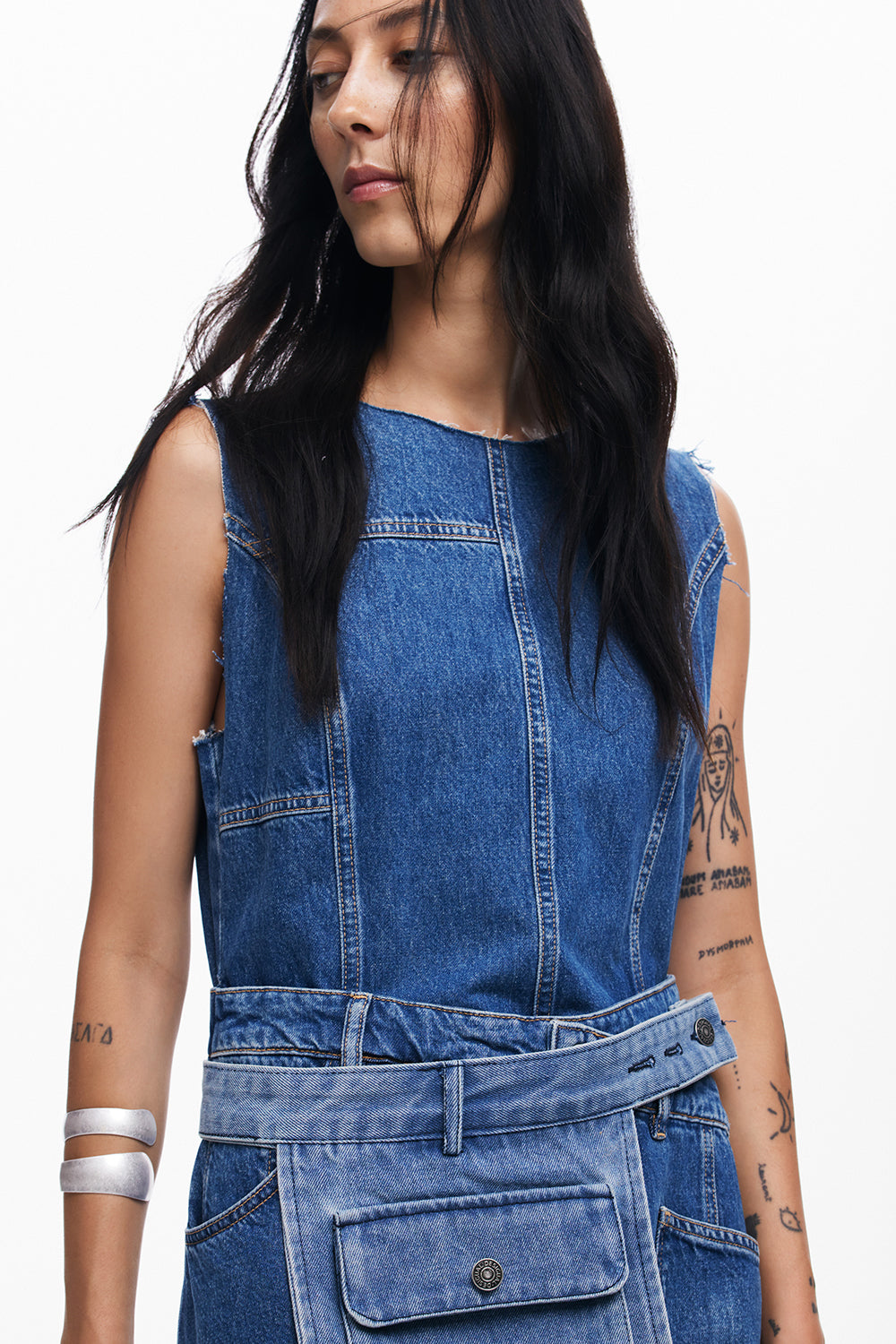 Desigual Denim Midi Dress Pre-Order