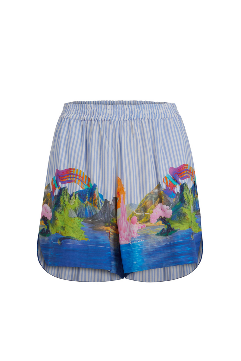 Coster Copenhagen Shorts with Magic Island Print