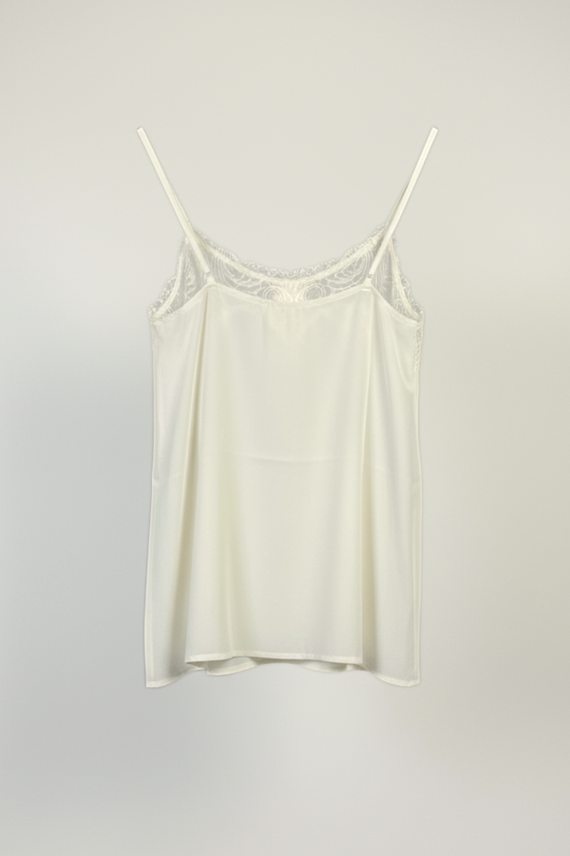 M.A.Dainty Tambourine Top New Cream