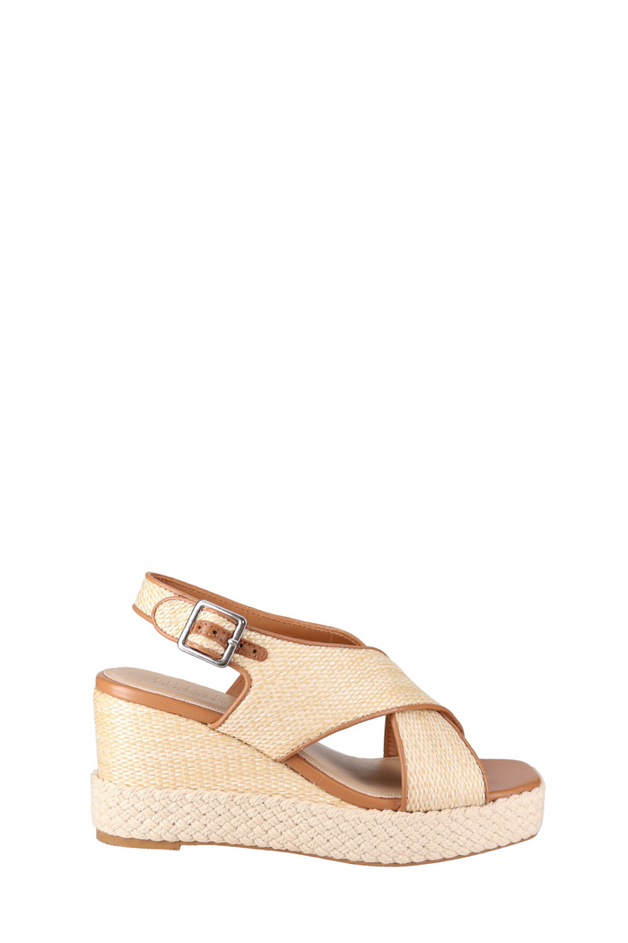 Nude Footwear Zerina Wedge Tan