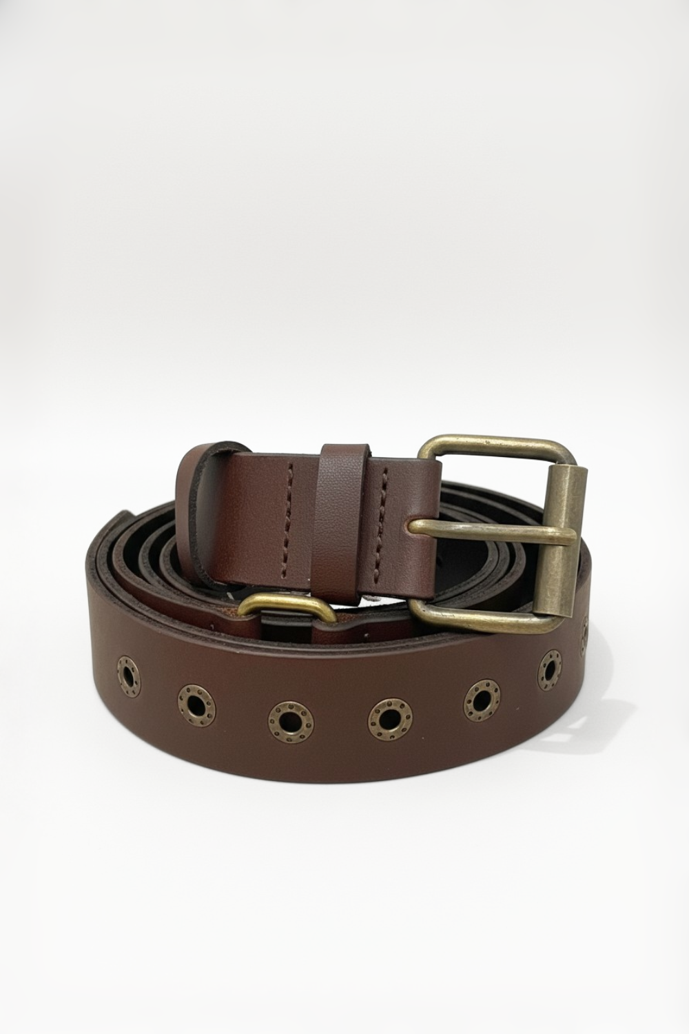 M.A.Dainty Lasso Belt Choc Brass