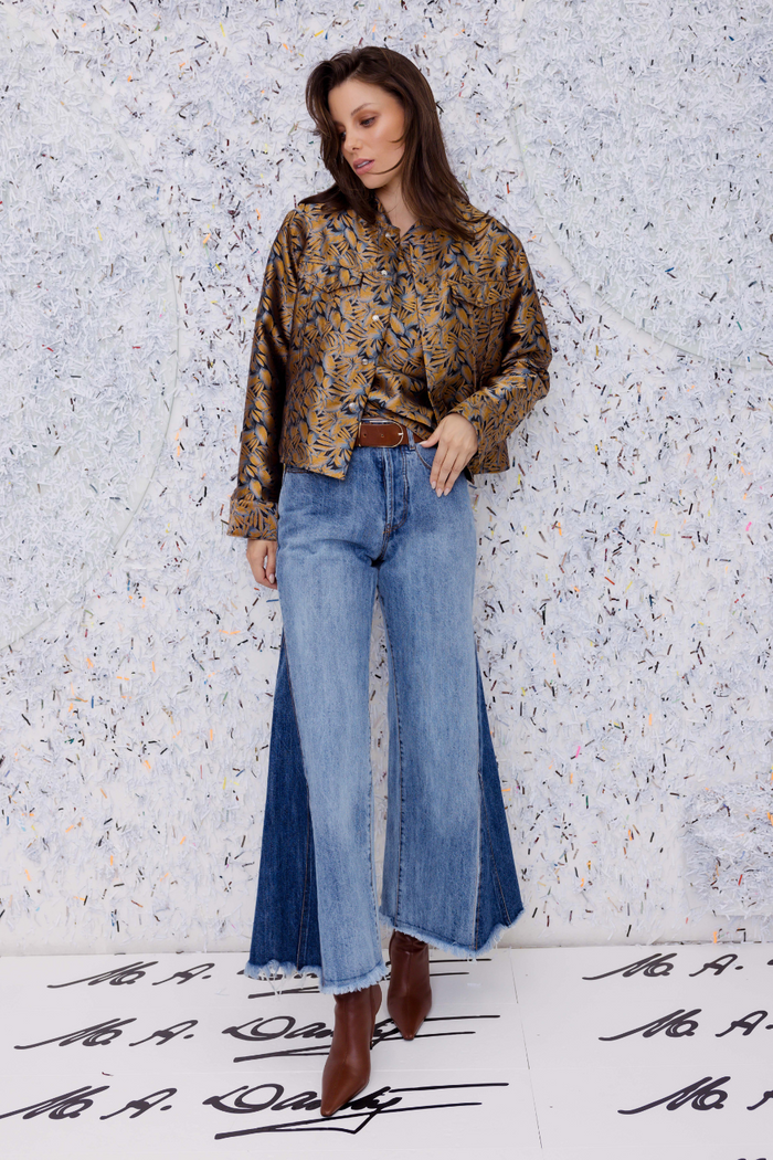 M.A.Dainty Fedora Jean Vintage Wash