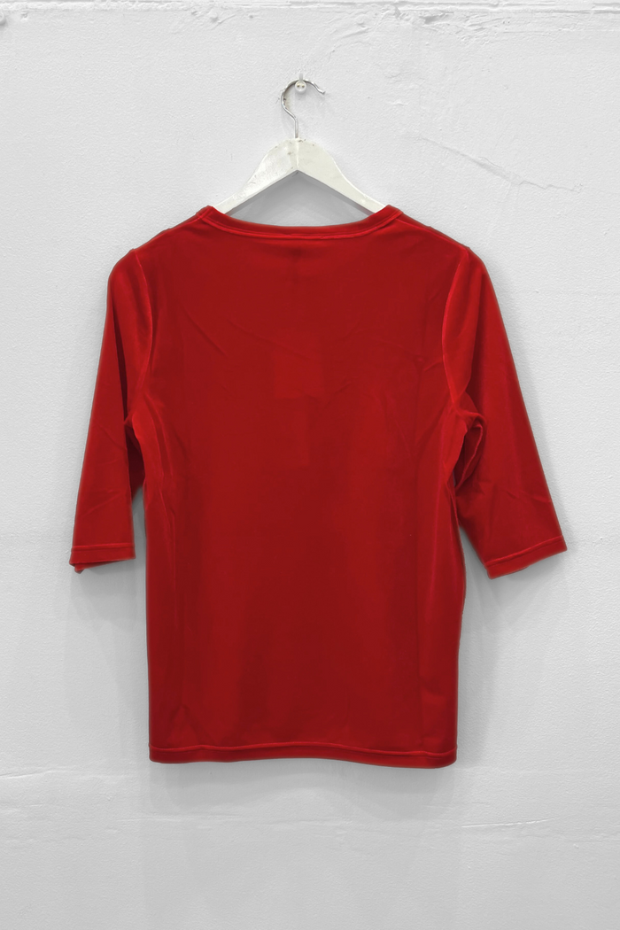M.A.Dainty Patti Top Lazer Red