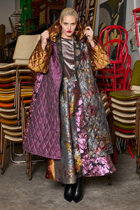 M.A.Dainty Puff Coat Pink Combo