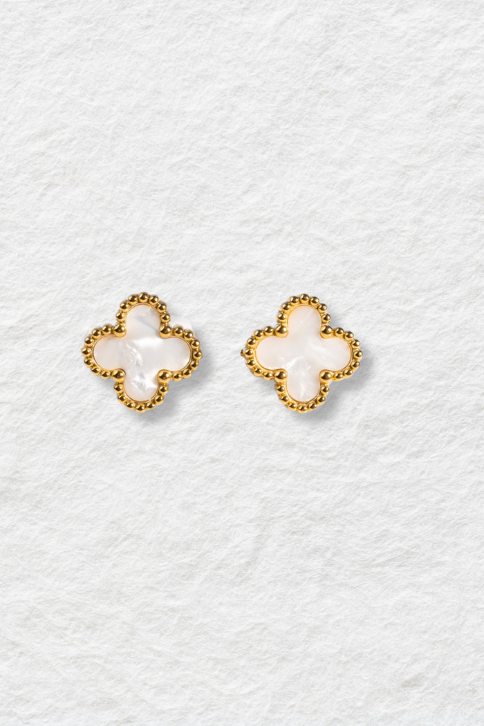 Pathos jewellery Santorini Earrings White