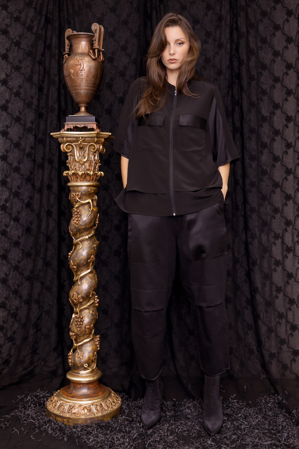 M.A.Dainty Madge Pants Black