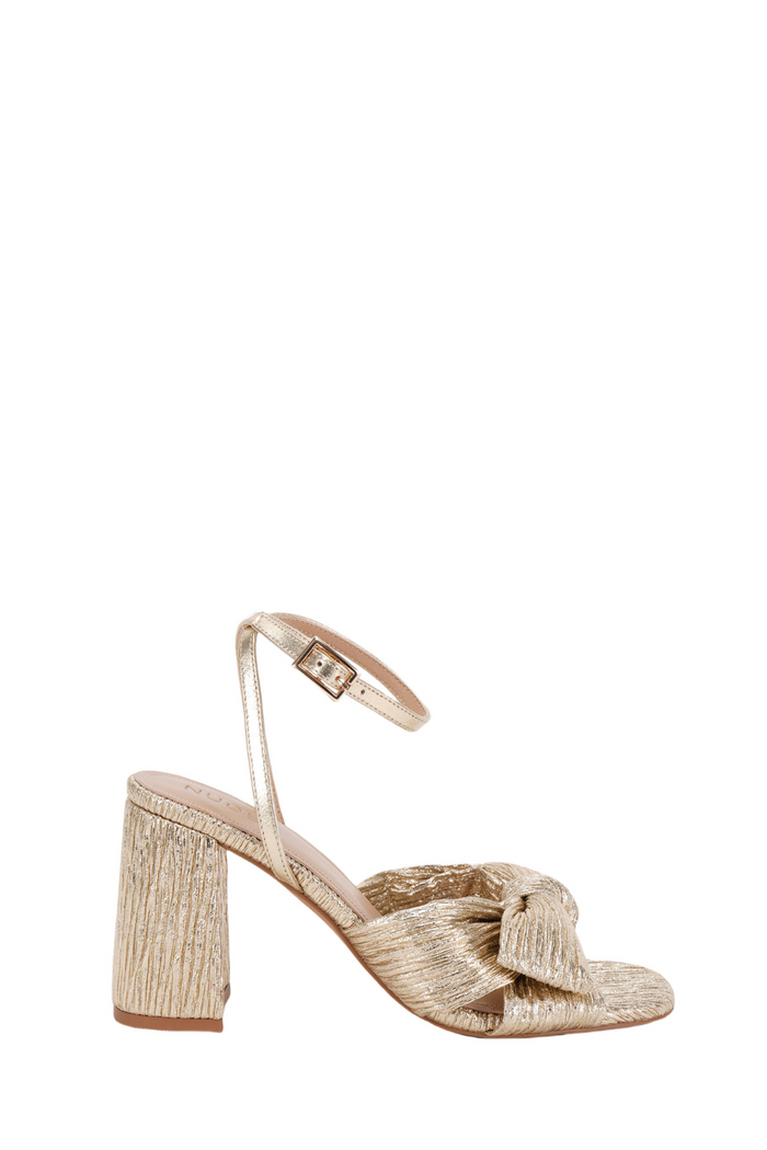 Nude Footwear Lola Heels Gold