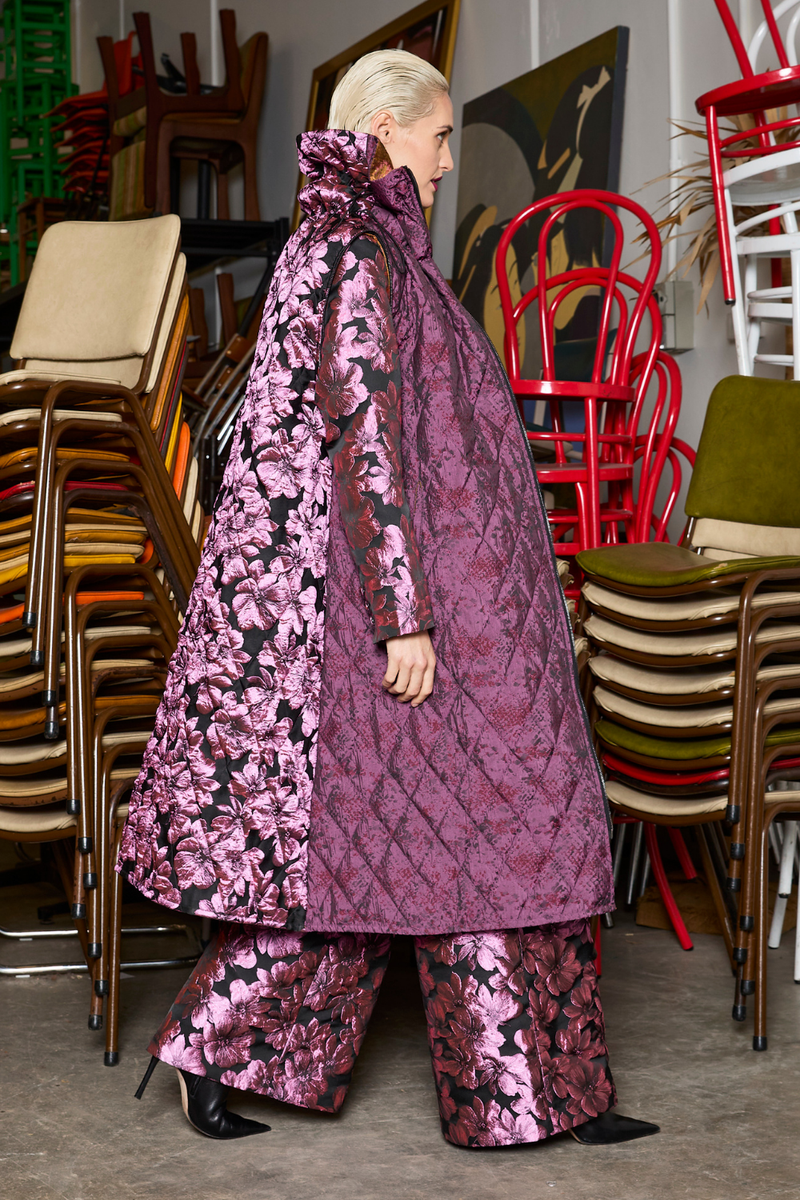 M.A.Dainty Puff Coat Pink Combo