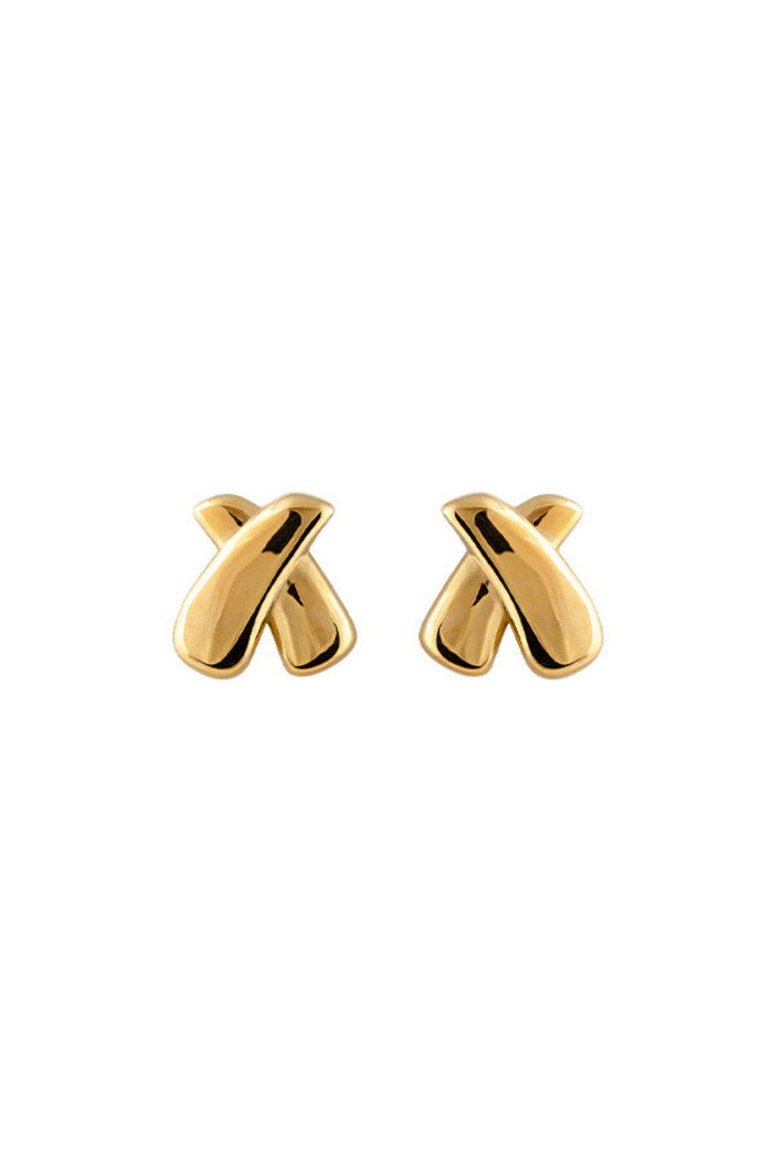 Zahar Piper Earrings Gold