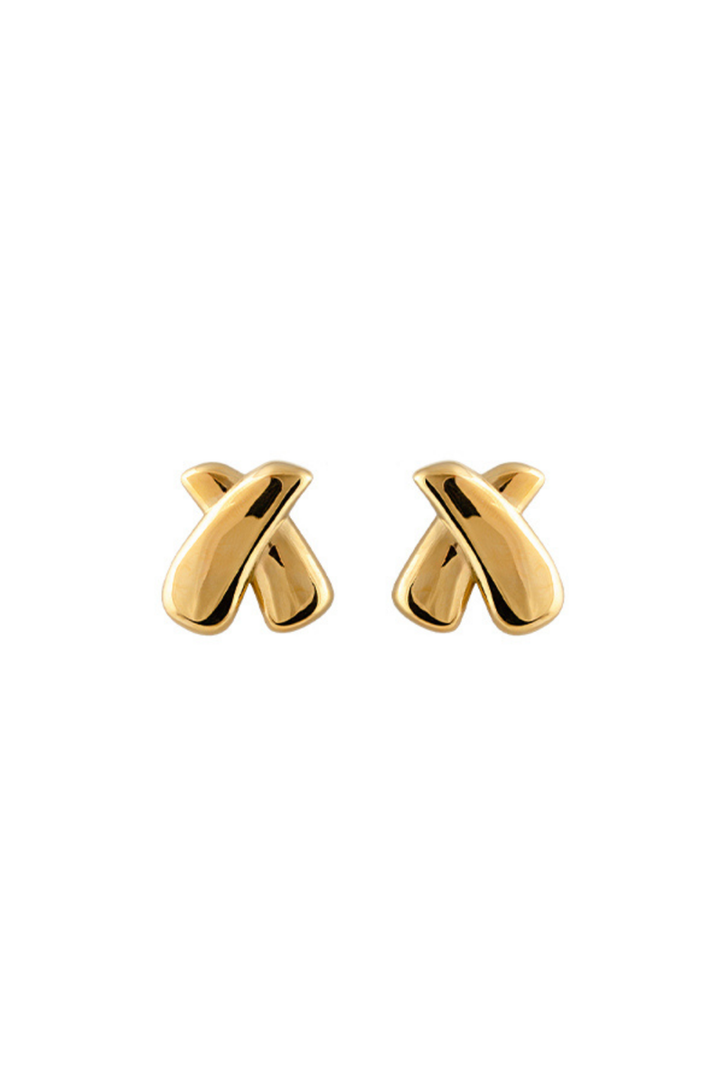 Zahar Piper Earrings Gold