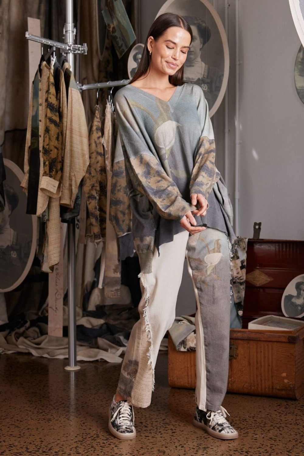 Circular by Maud Dainty Jeans Artworks Print