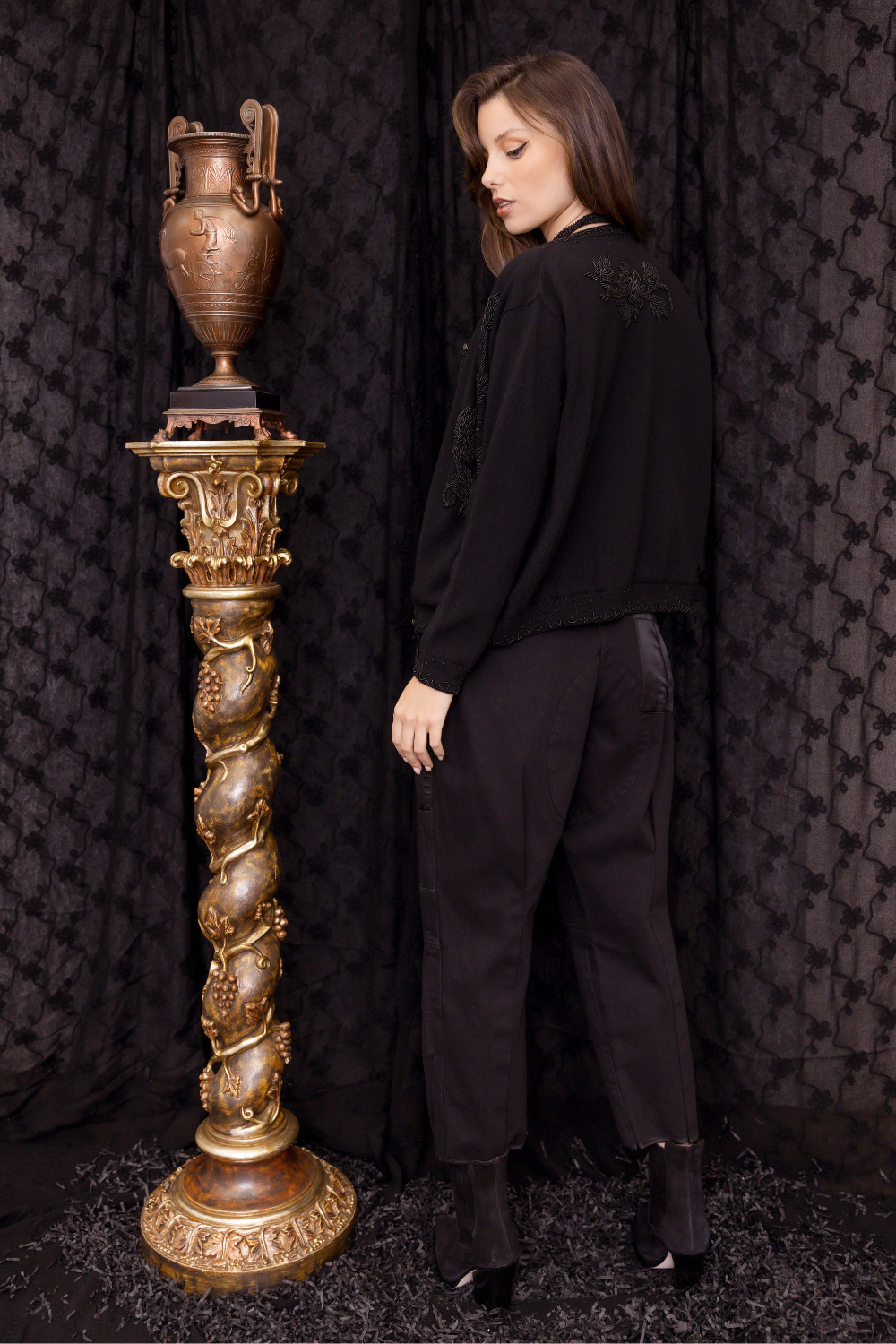 M.A.Dainty Madge Pants Black
